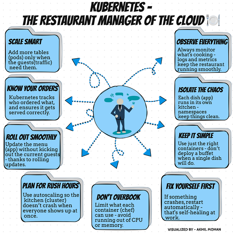Kubernetes, explained as a restaurant